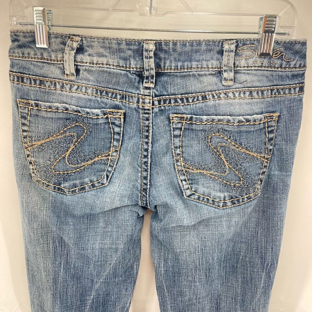 Silver Jeans Womens Bootcut Jeans Denim 5 Pocket Medium Wash Blue Size 30x33 - Picture 10 of 14